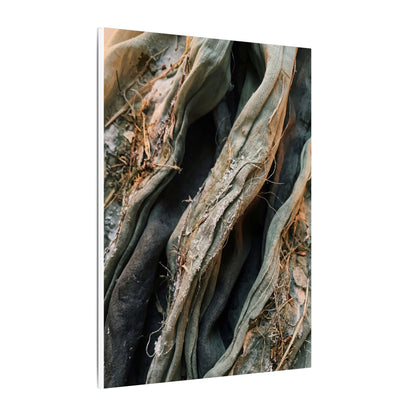 Silk Drape Winter Canvas Art | Japandi Cozy Design