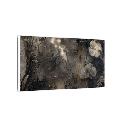 Winter Dried Flowers Texture Canvas Art | Elegant Decor