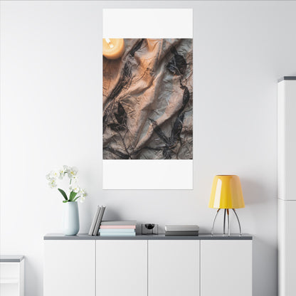 Candlelight Silk Drape Canvas Art - Japandi Mono No Aware