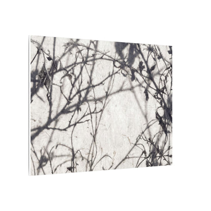 Winter Shadow Play Japanese Pattern Canvas Art | Elegant Decor