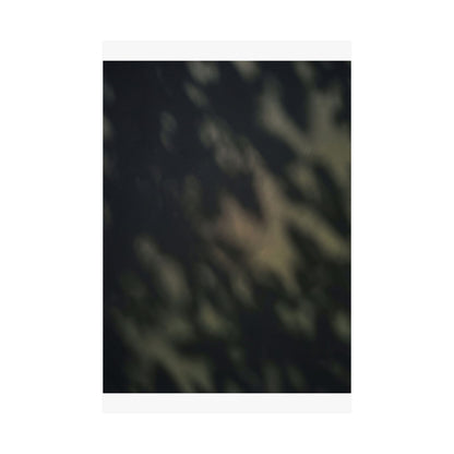 Dappled Shadow Play Wall Art Print - Dark Japandi Ma