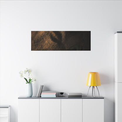 Candlelight Shadow Play Canvas Art - Dark Japandi Ma