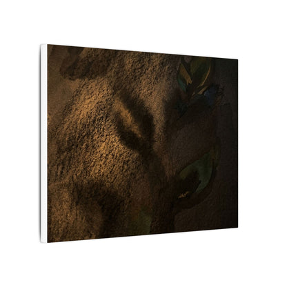 Candlelight Shadow Play Canvas Art - Dark Japandi Ma