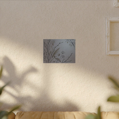 Spring Dried Flowers Japanese Pattern Canvas Art | Cozy Decor