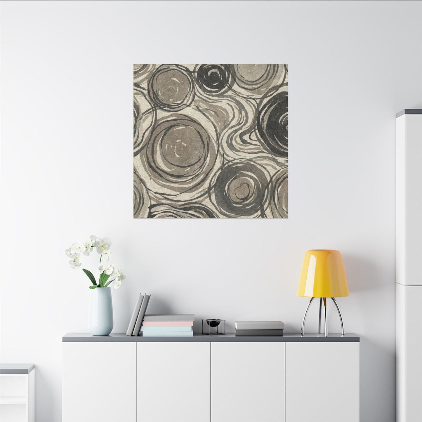 Wabi-sabi Pattern Japandi Japanese Pattern Canvas Art