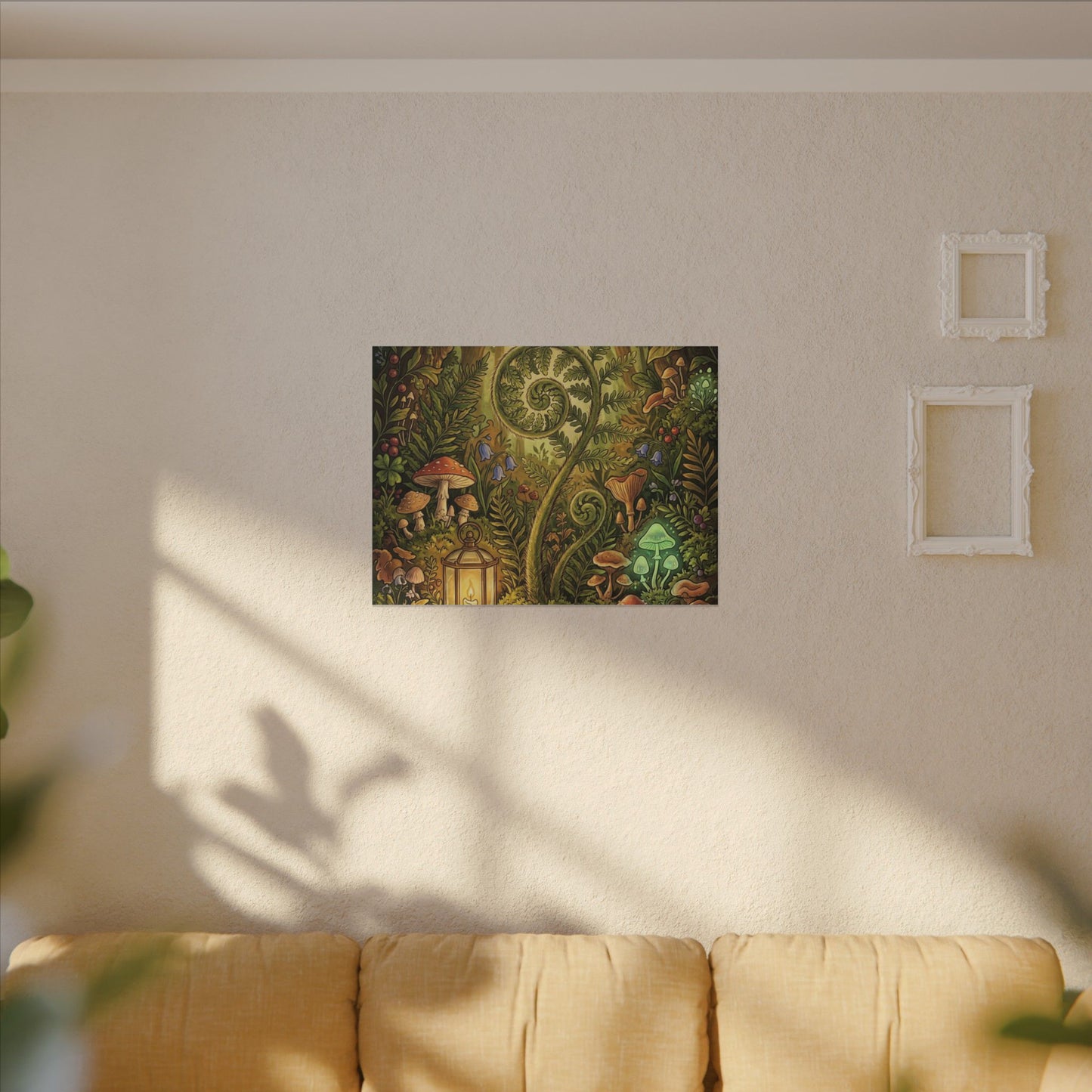 Elegant Ceramic Bowl Canvas Art - Minimal Line Japandi