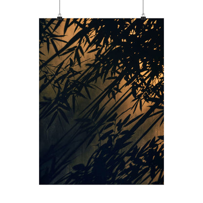 Summer Shadow Play Shadow Zen Wall Art Print | Luxurious Decor Art Print