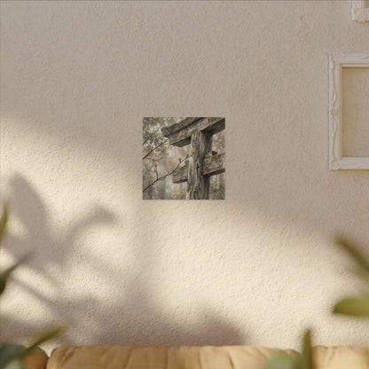 Torii Gate Spring Canvas Art | Japandi Neutral Design