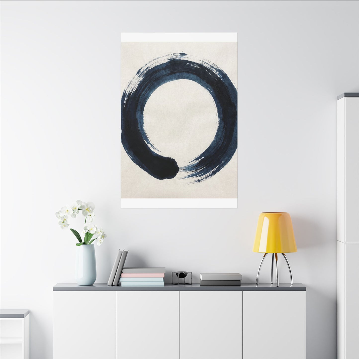 Balanced Meditation Zen Enso Canvas Art