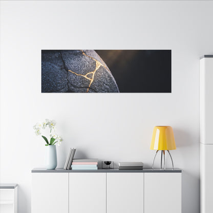 Ma Moonlit Garden Canvas Art - Kintsugi Broken Beauty