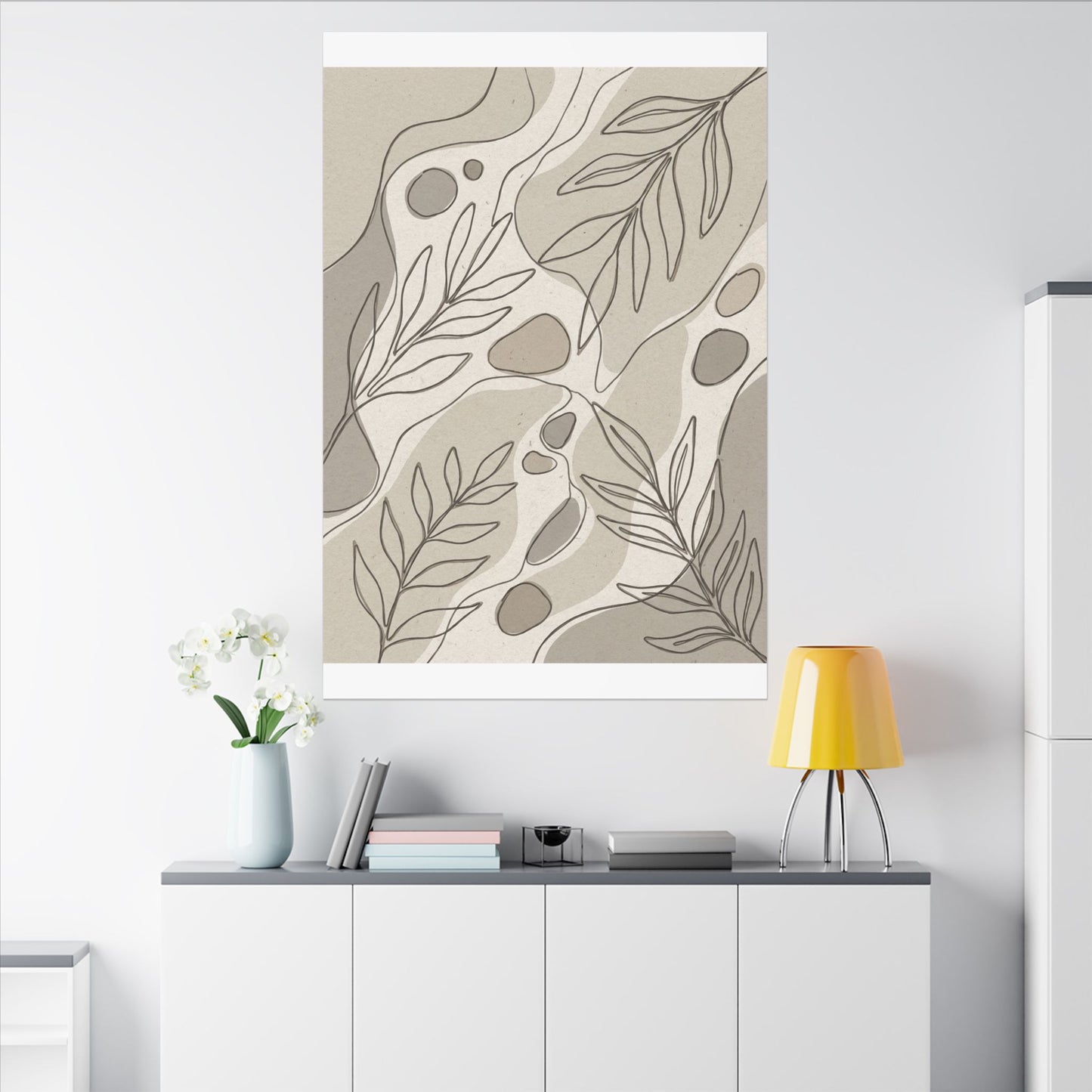 Japandi Minimal Line Canvas Art