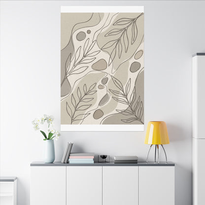 Japandi Minimal Line Canvas Art