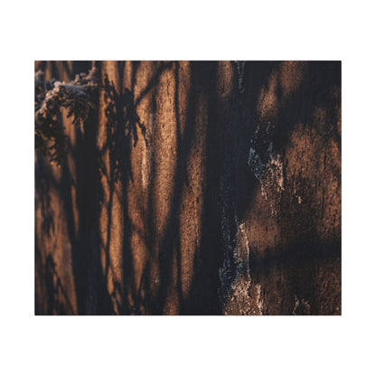 Golden Hour Shadow Play Canvas Art - Dark Japandi Fukinsei