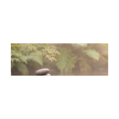 Cozy River Stones Canvas Art - Japanese Pattern Japandi