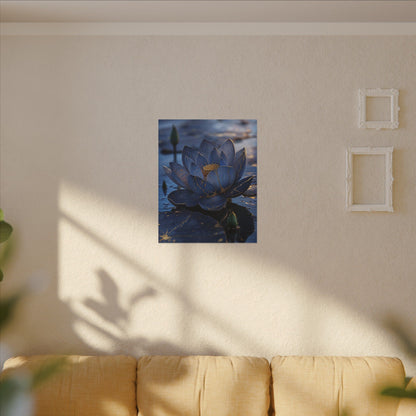 Kintsugi Lotus Flower in Dawn | Broken Beauty Canvas Art