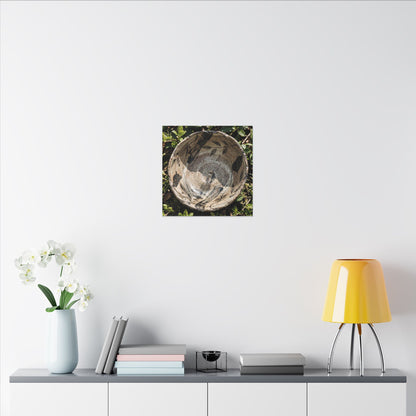Elegant Ceramic Bowl Canvas Art - Japanese Pattern Japandi