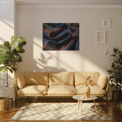 Summer Silk Drape Shadow Zen Canvas Art | Sophisticated Decor