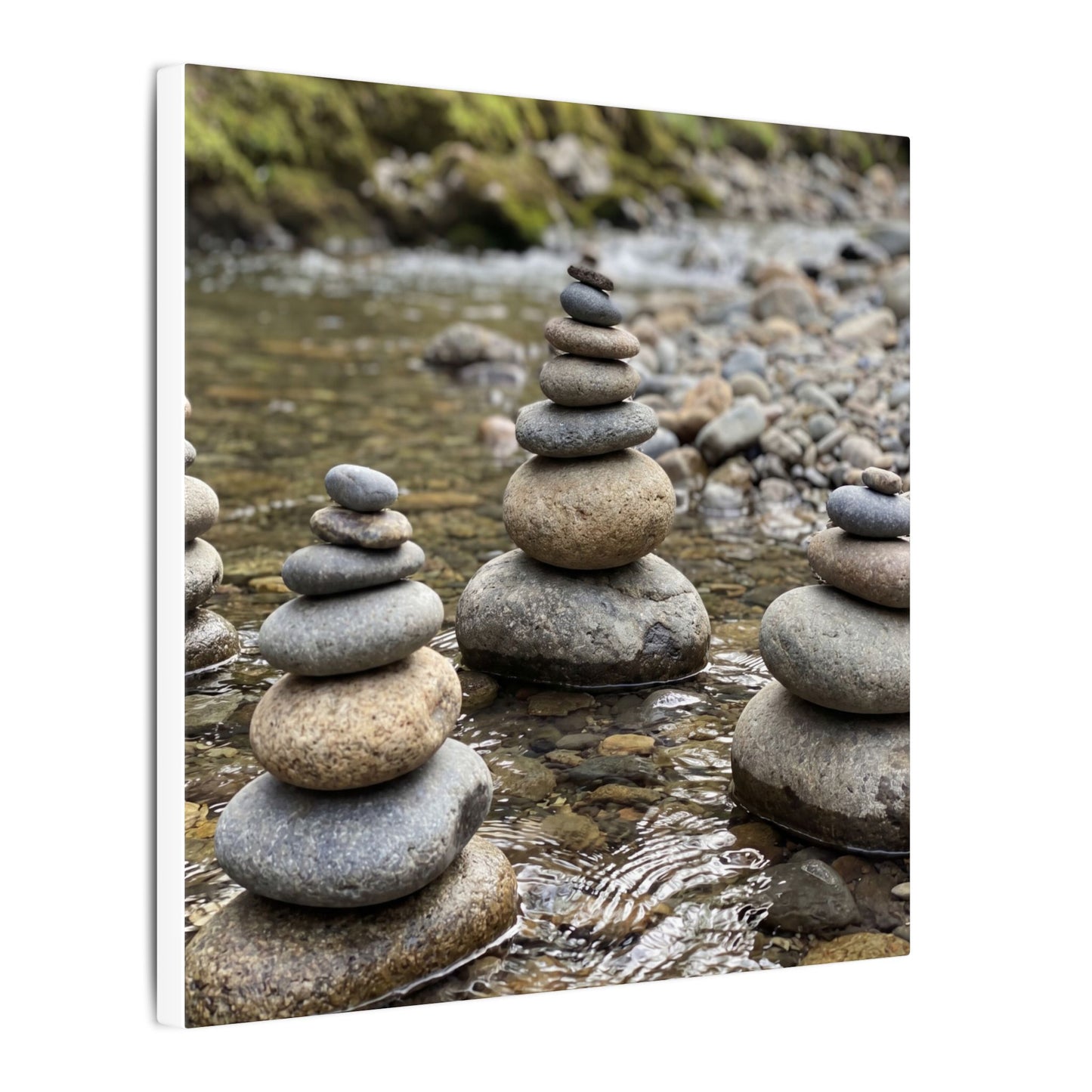 Bamboo Grove Winter Canvas Art | Zen Serene Design