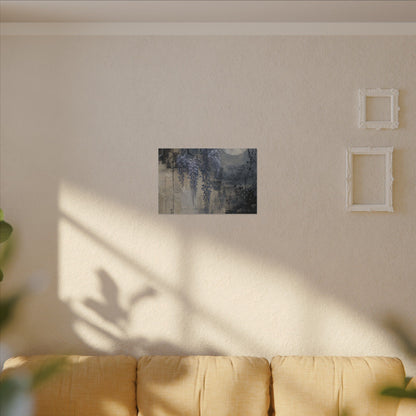 Winter Wisteria Texture Canvas Art | Elegant Decor