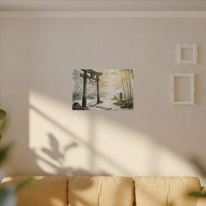 Peaceful Torii Gate Canvas Art - Karesansui Zen