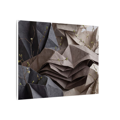 Neutral Paper Fold Canvas Art - Texture Japandi