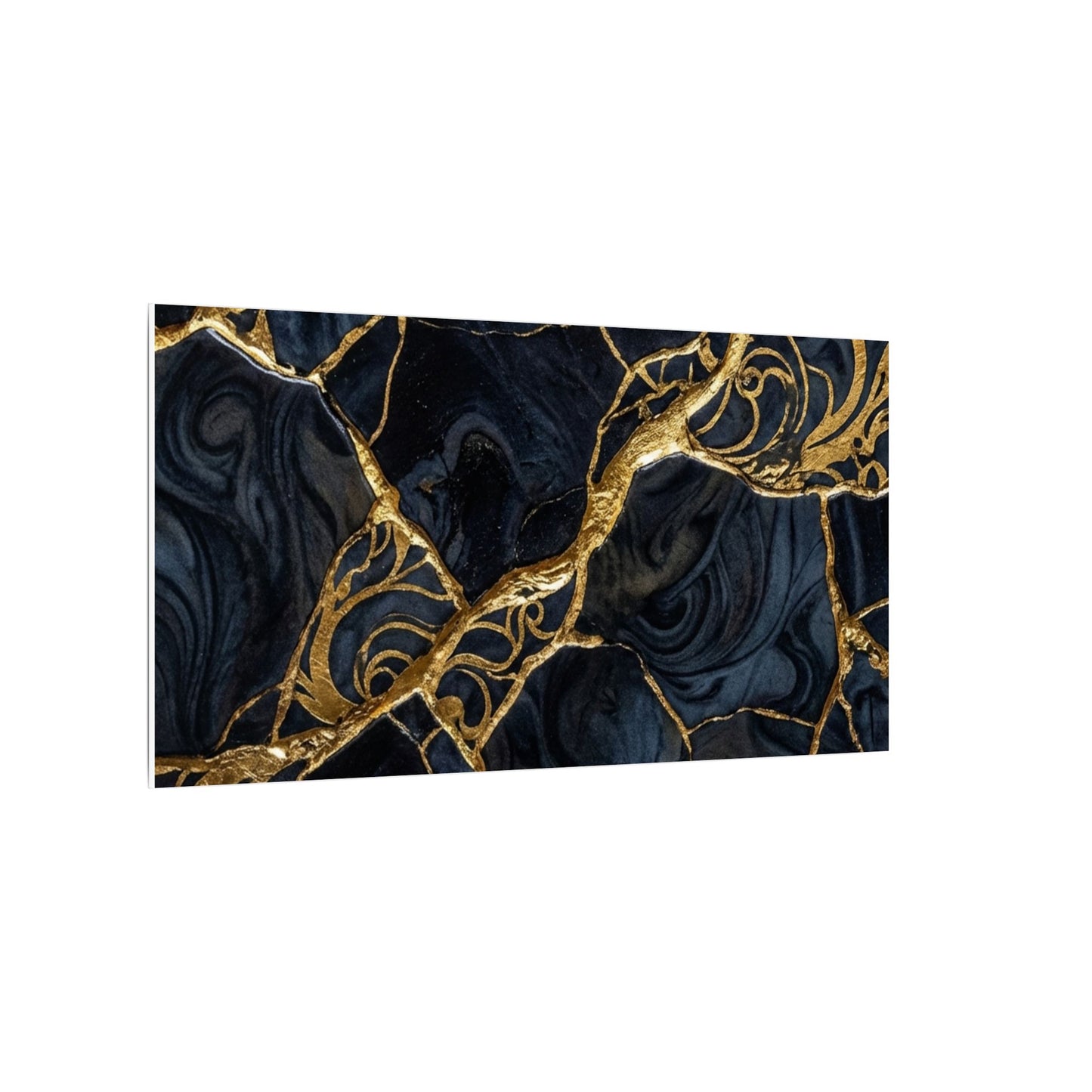 Kintsugi Gold Vein Canvas Art