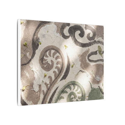 Dappled Ink Brushstroke Canvas Art - Japandi Ma