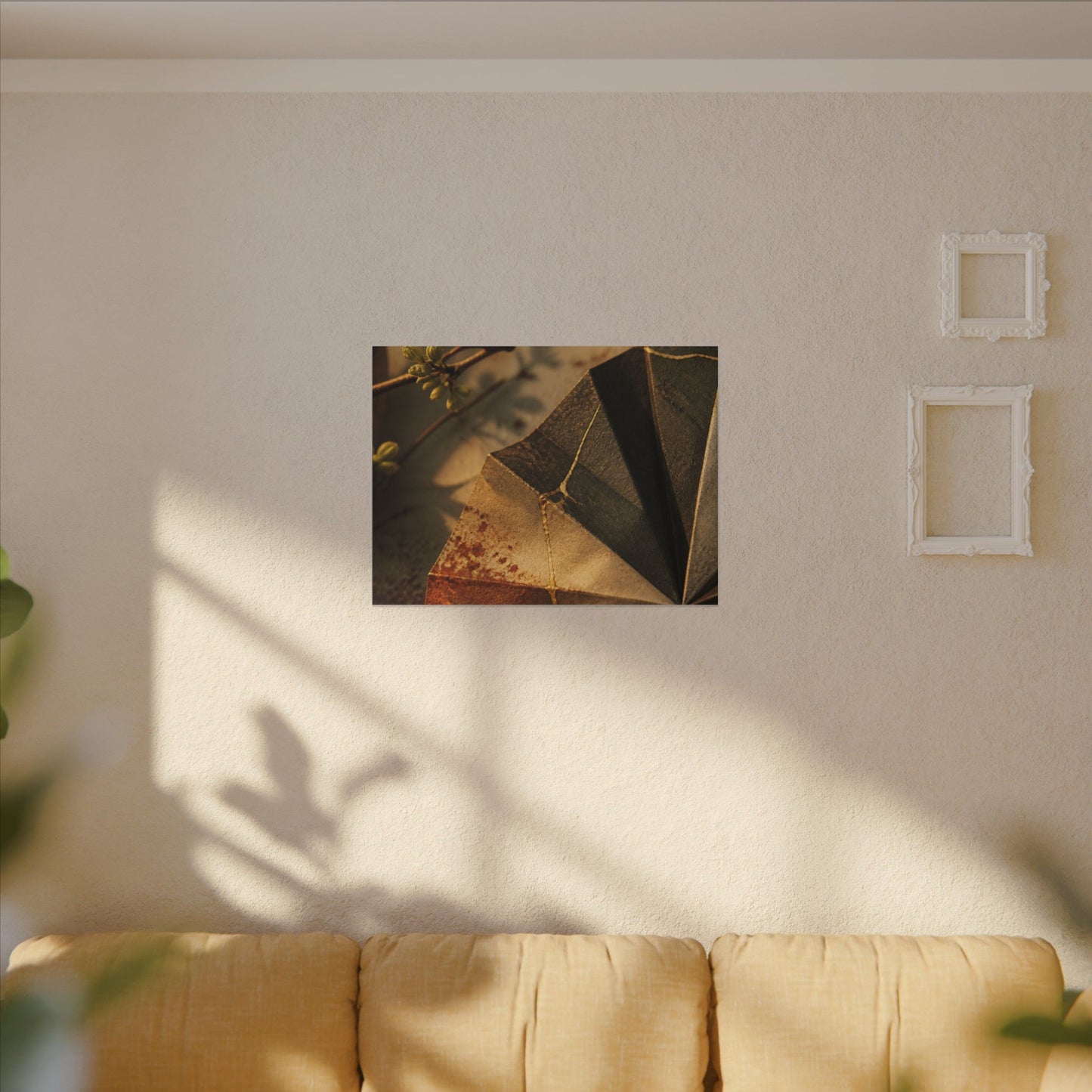 Ma Paper Fold Canvas Art - Kintsugi Broken Beauty