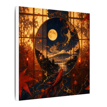 Beautiful Shoji Screen Canvas Art - Gold Vein Kintsugi