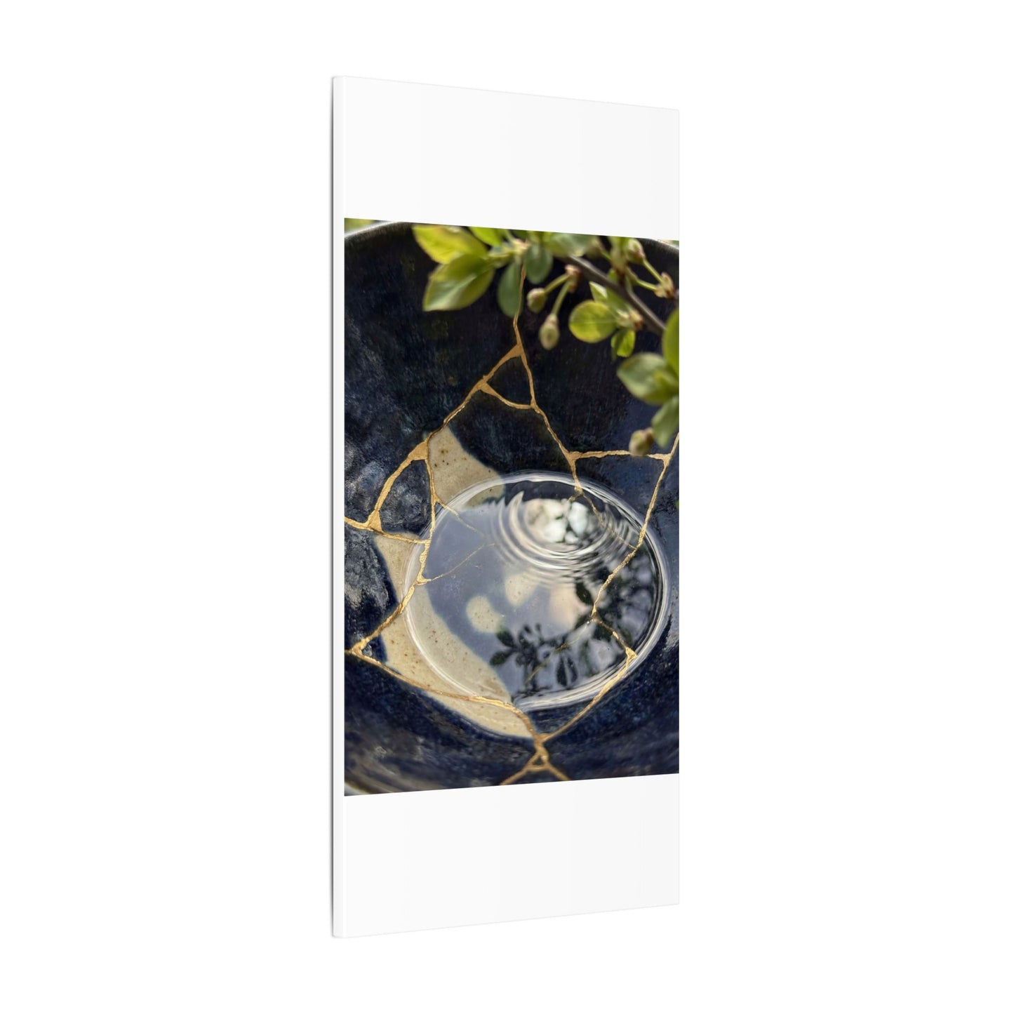 Water Ripple Spring Canvas Art | Kintsugi Beautiful Design