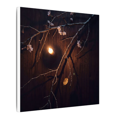 Datsuzoku Cherry Blossom Canvas Art - Dark Japandi Moody Minimal