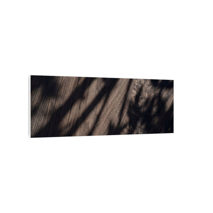 Shadow Play Summer Canvas Art | Dark Japandi Moody Design