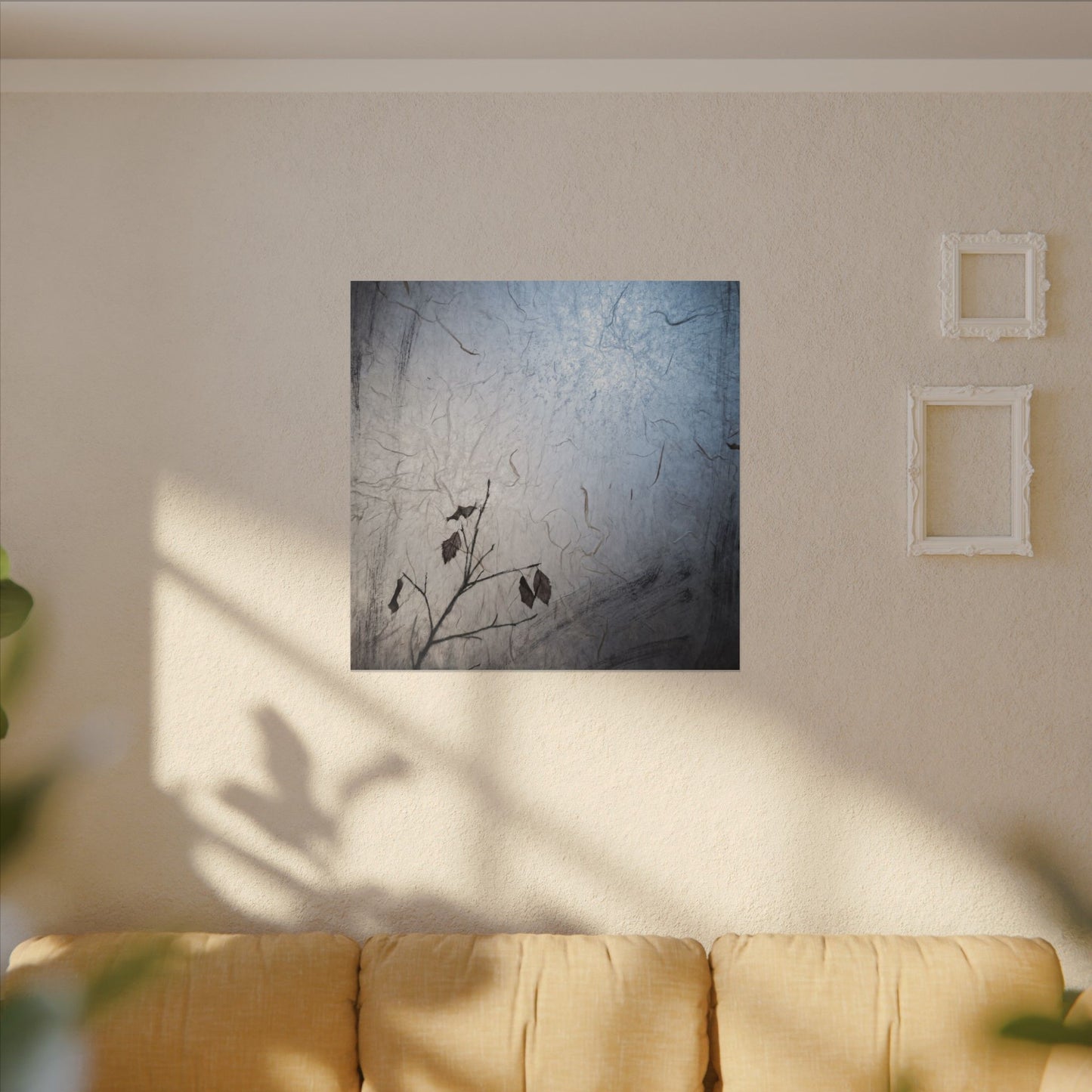 Moonlight Shoji Screen Canvas Art - Japandi Shibui