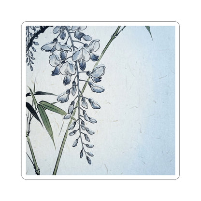 Winter Wisteria Ukiyo E Inspired Sticker | Tranquil Decor