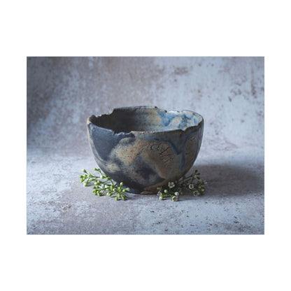 Ceramic Bowl Spring Canvas Art | Japandi Warm Design