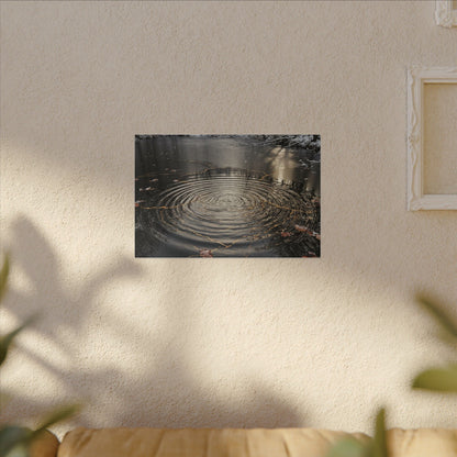 Water Ripple Broken Beauty Canvas Art | Artful Kintsugi Art