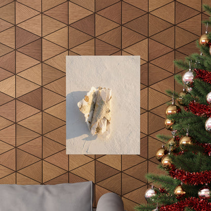 Paper Fold Texture Wall Art Print | Cozy Japandi Art