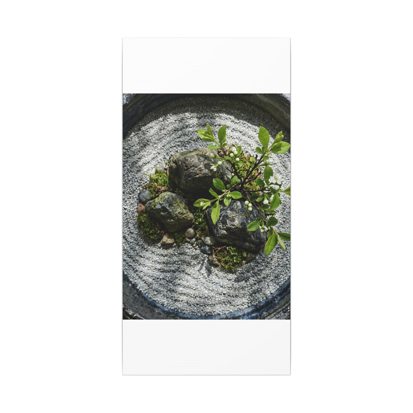 Zen Ceramic Bowl in Dappled | Karesansui Canvas Art