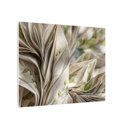 Fukinsei Paper Fold Canvas Art - Japandi Watercolor