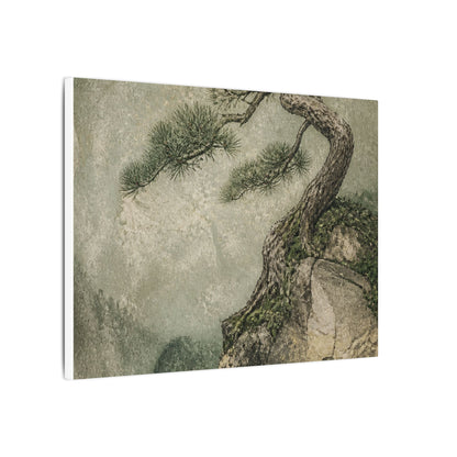 Fukinsei Pine Tree Canvas Art - Japandi Texture