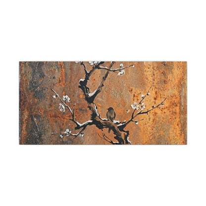 Datsuzoku Rust Patina Canvas Art - Zen Sumi E