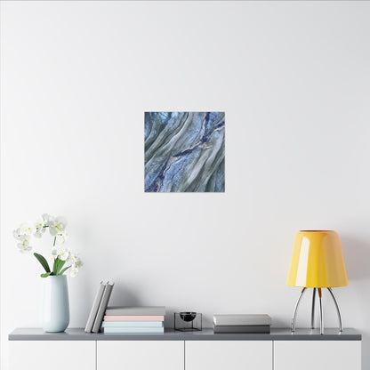 Moonlight Silk Drape Canvas Art - Japandi Mono No Aware
