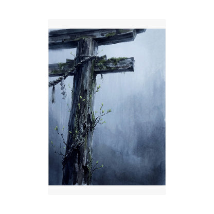 Broken Pottery Spring Wall Art Print | Kintsugi Artful Design