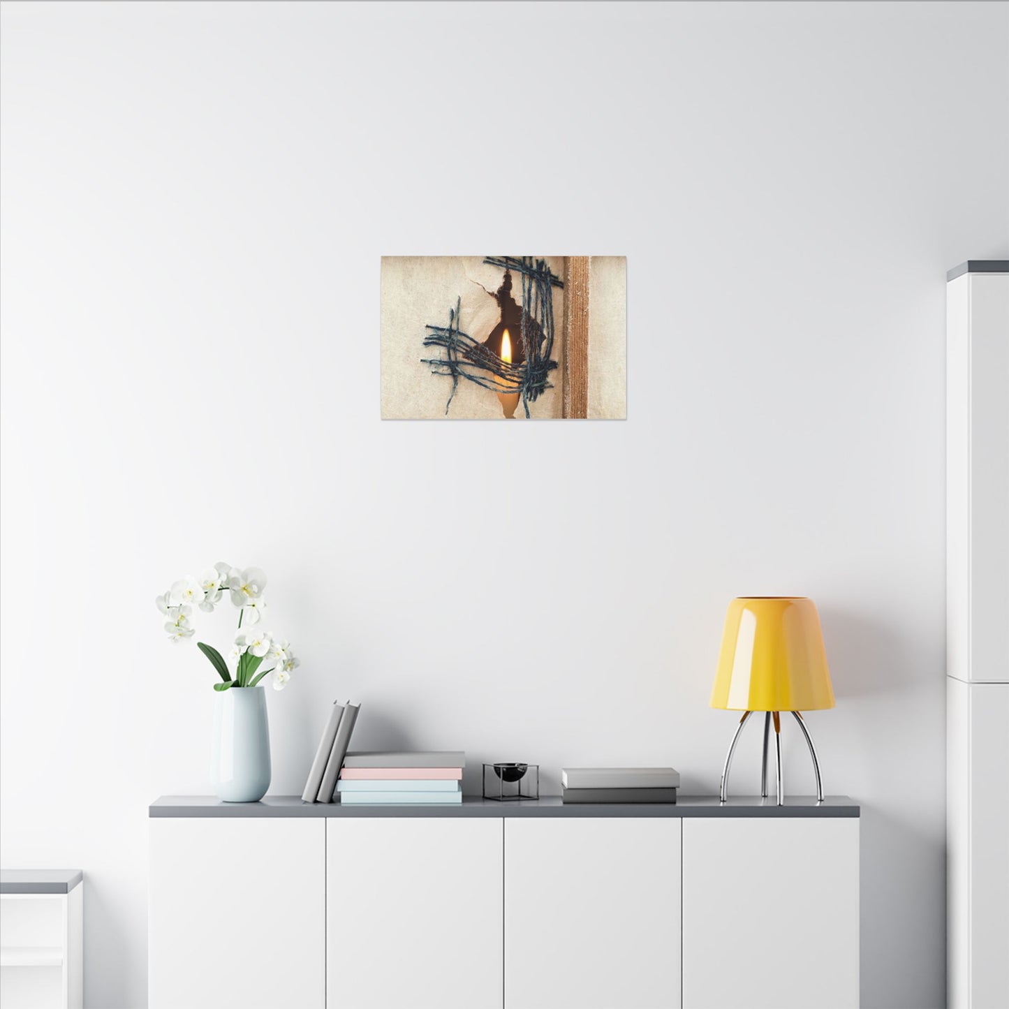 Winter Shoji Screen Broken Beauty Canvas Art | Resilient Decor