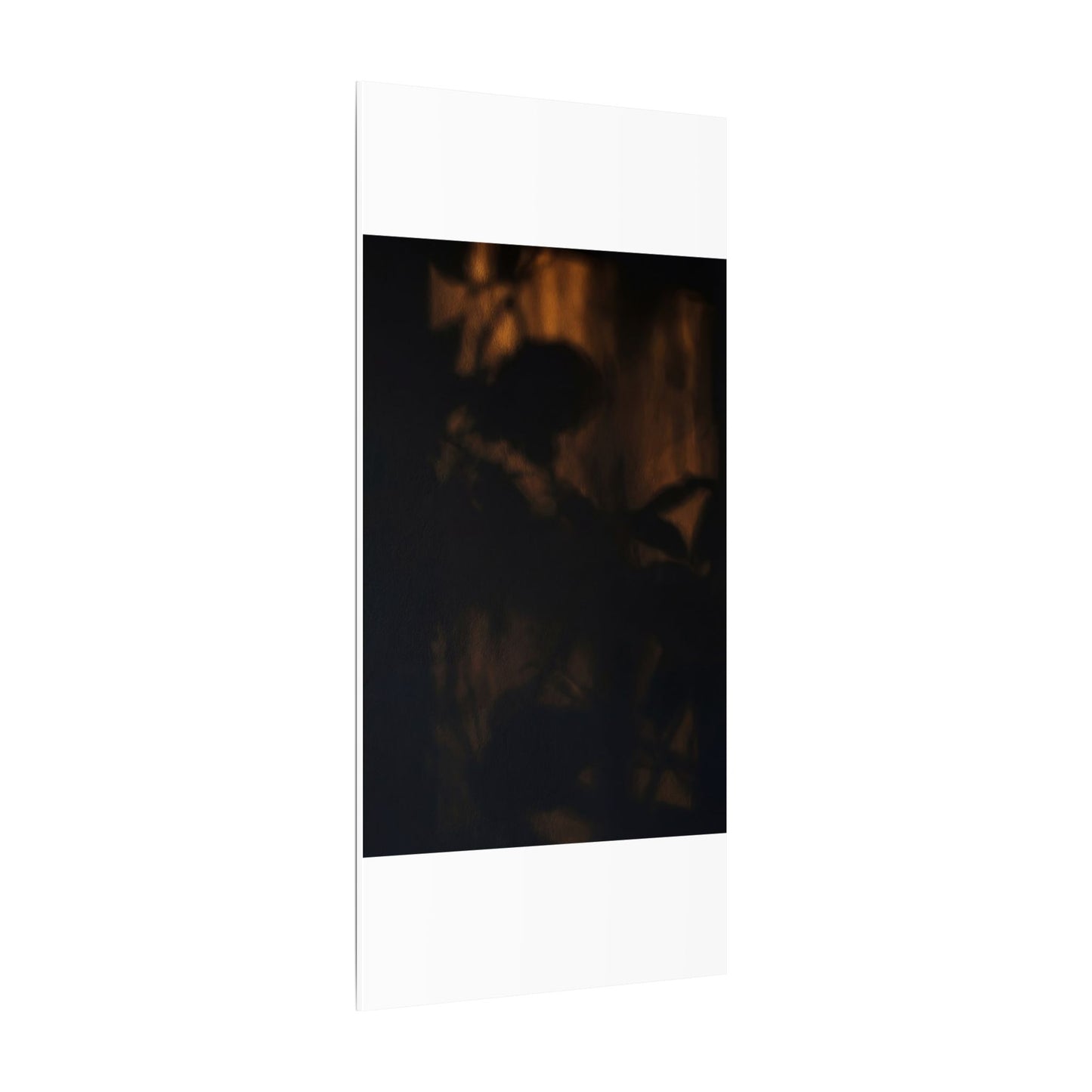 Shadow Play Summer Canvas Art | Dark Japandi Sophisticated Design