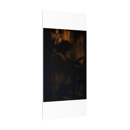 Shadow Play Summer Canvas Art | Dark Japandi Sophisticated Design