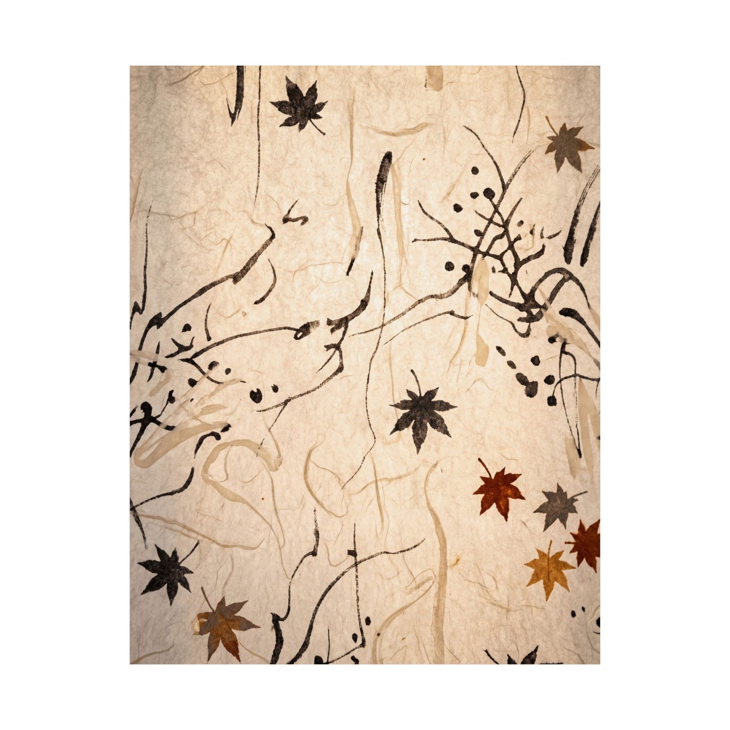 Golden Hour Shoji Screen Wall Art Print - Japandi Fukinsei