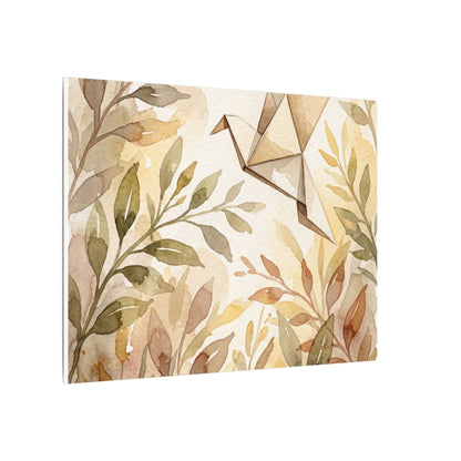 Fukinsei Paper Fold Canvas Art - Japandi Watercolor