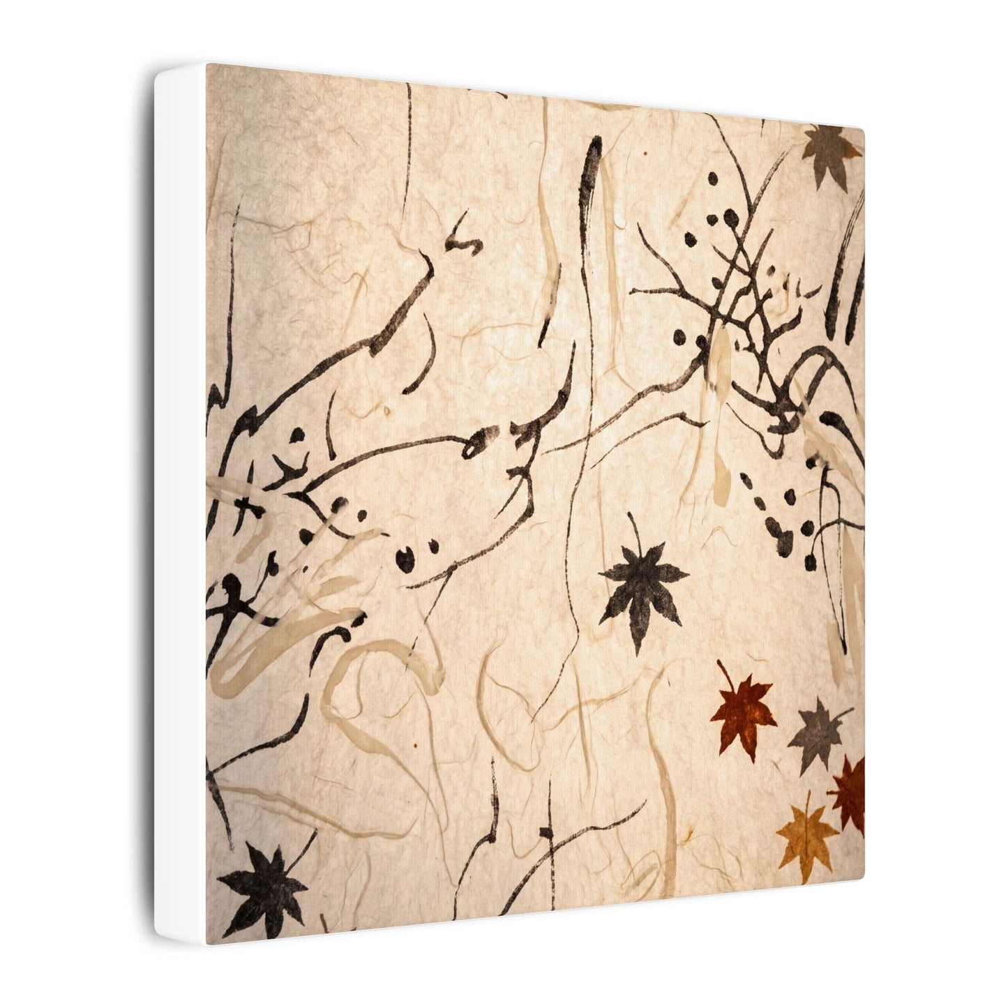 Golden Hour Shoji Screen Canvas Art - Japandi Fukinsei