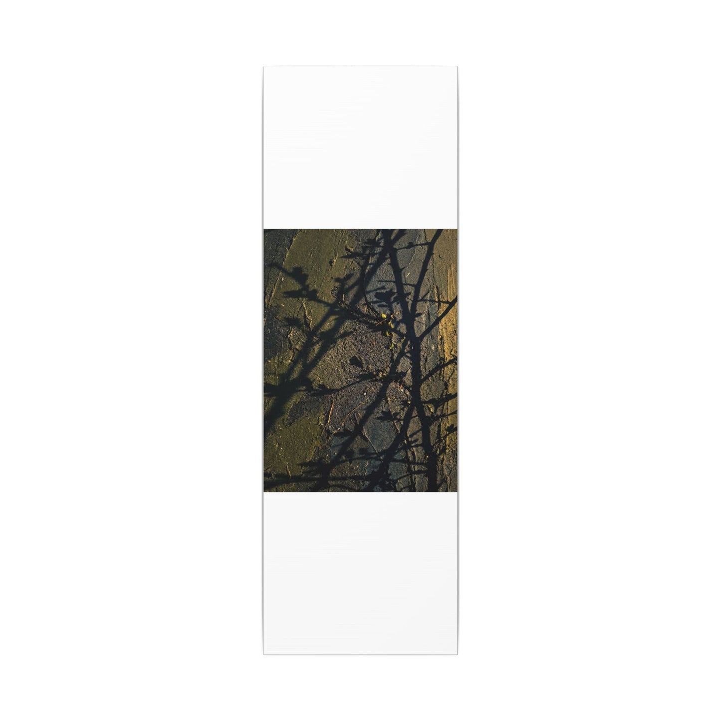 Kanso Shadow Play Canvas Art - Dark Japandi Dark Texture